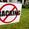 anti-fracking sign