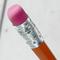 Pencil and eraser