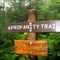 Profanity Trail sign