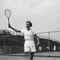 Althea Gibson at the West Side Tennis Club, Forest Hills, NY, ca 1950. 
