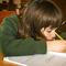 Kid studying