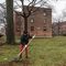 Clean-up day at Throggs Neck Houses in the Bronx, April 10, 2015. 