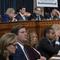 House Judiciary Committee Chairman Jerrold Nadler, D-N.Y., top center, and Rep.,  makes his opening statement during a markup of the articles of impeachment.