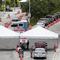 Vehicles wait in line at a COVID-19 testing site at the Miami Beach Convention Center during the coronavirus pandemic, Sunday, July 12, 2020, in Miami Beach, Fla. 