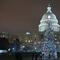U.S. Capitol Christmas Tree is seen at the U.S. Capitol at night after negotiators sealed a deal for COVID relief Sunday, Dec. 20, 2020, in Washington. 