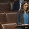 In this image from video, Rep. Mikie Sherrill, D-N.J., speaks on the floor of the House of Representatives at the U.S. Capitol in Washington, Thursday, April 23, 2020. 