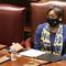 Senate Majority Leader Andrea Stewart-Cousins, D-Yonkers, works in the Senate Chamber as members meet on the opening day of the 2021 legislative session at the state Capitol in Albany, N.Y. Wednesday,