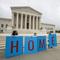  In this June 18, 2020, file photo, Deferred Action for Childhood Arrivals (DACA) students gather in front of the Supreme Court in Washington.