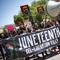 In this June 19, 2020 file photo, protesters chant as they march after a Juneteenth rally at the Brooklyn Museum, Friday, June 19, 2020, in the Brooklyn borough of New York.