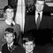 John and Joyce Sheridan and their four sons, with Governor Tom Kean, in 1982