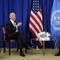 President Joe Biden meets with United Nations Secretary-General Antonio Guterres during the 77th Session of the United Nations General Assembly on Wednesday, Sept. 21, 2022, at the U.N. headquarters