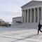 Attorney Lisa Blatt, of Williams & Connolly LLP, walks as she poses for a photograph in front of the Supreme Court, Monday, April 8, 2024, in Washington.
