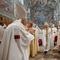 American Cardinal Robert Francis Prevost presides over his first Holy Mass as Pope Leo XIV with cardinals in the Sistine Chapel at the conclusion of the Conclave on May 09, 2025 in Vatican City, Vatic