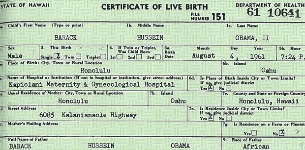 Obama Releases Birth Certificate Says Nation Doesn #39 t Have Time for
