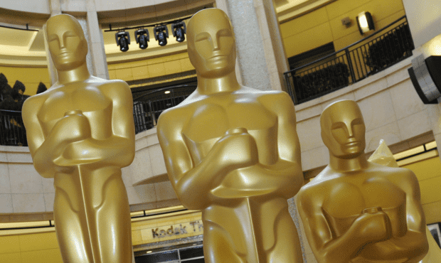 Oscar statues at the Kodak Theatre in Hollywood