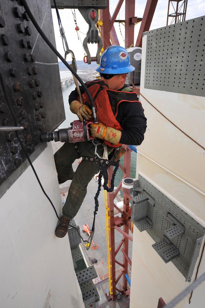 Sky Cowboys The Ironworkers Who Built the New Bay Bridge WNYC New York Public Radio