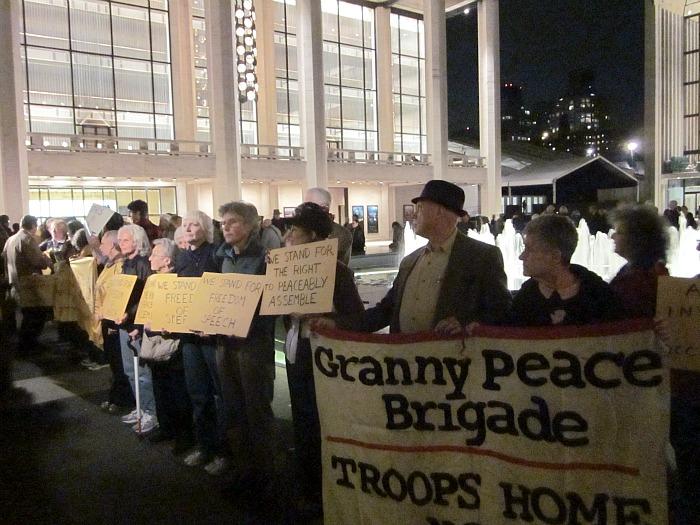 Granny Protesters Stage Vigil at Lincoln Center WQXR Editorial WQXR