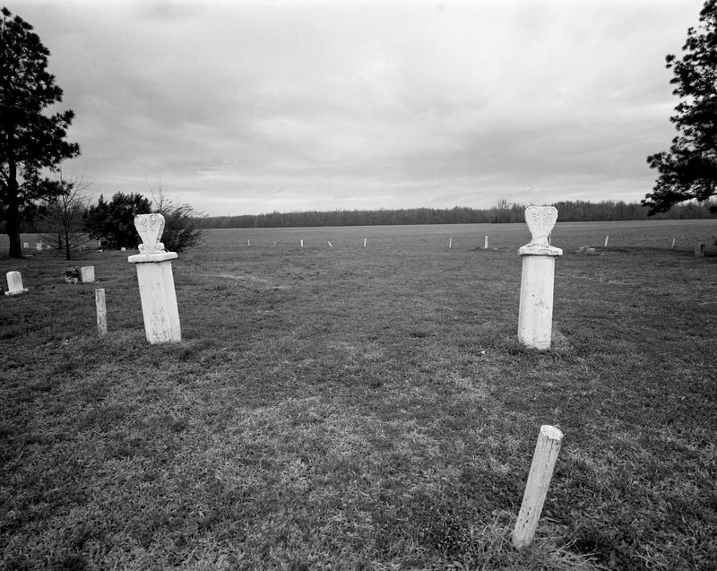 Abandoned cemetery, Louisiana, 1997