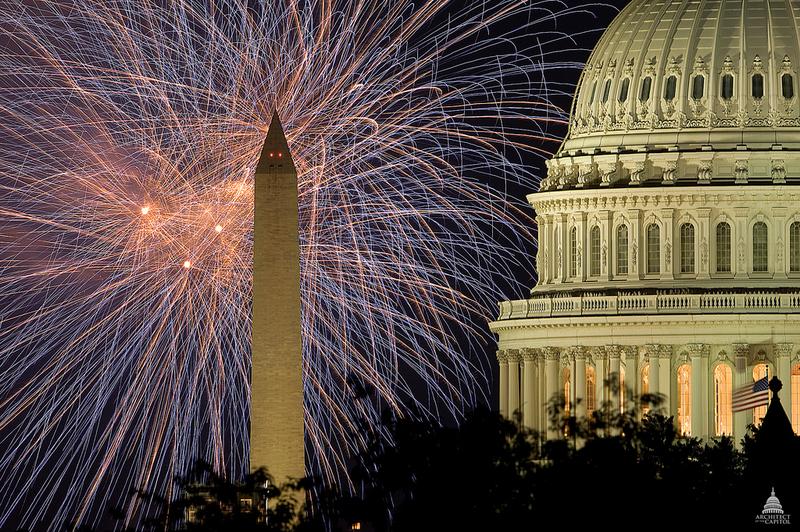 2001 Fourth of July Fireworks at the U.S. Capitol.