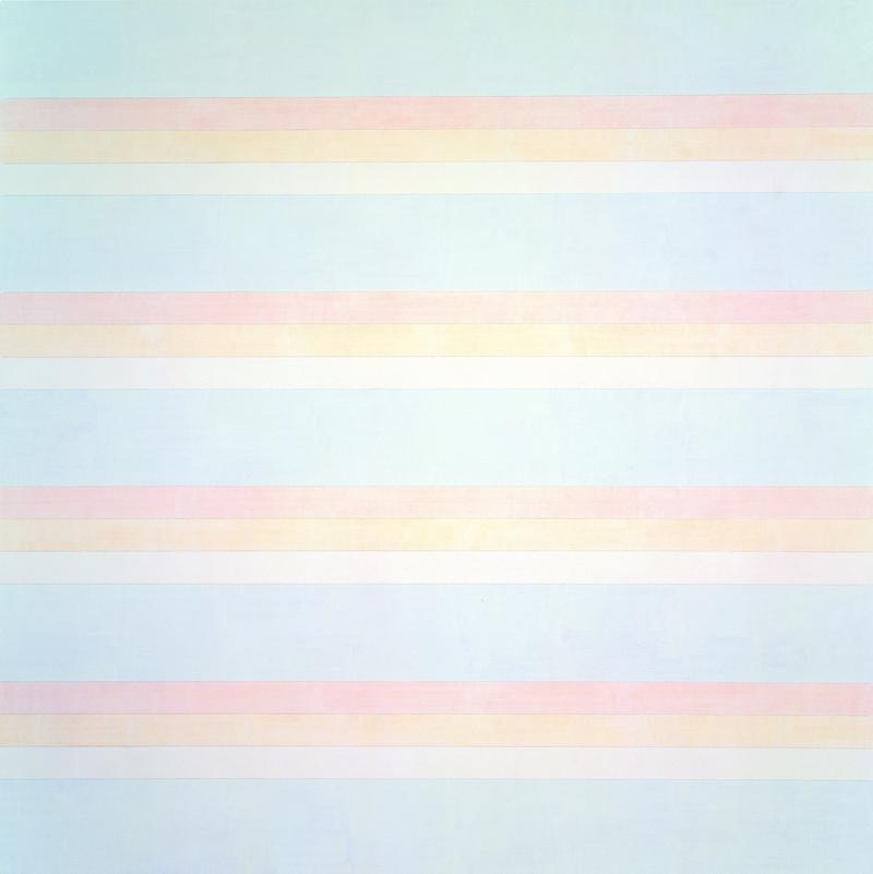 A new retropsective of the artist Agnes Martin is now on view at the Guggenheim Museum, including this work, "Untitled #2."