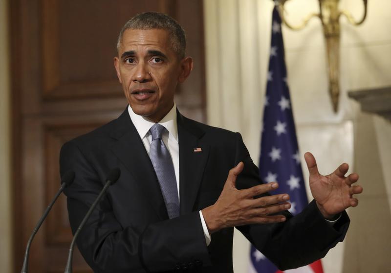 Obama is opening his final foreign trip as president with reassuring words about the U.S. commitment to NATO even as he prepares to hand off to a Trump administration.