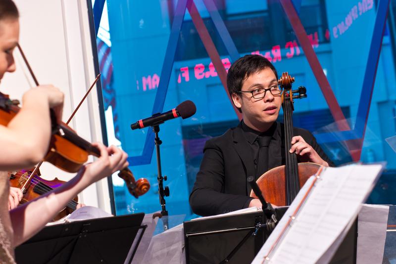 Cellist Andrew Yee of the Attacca Quartet