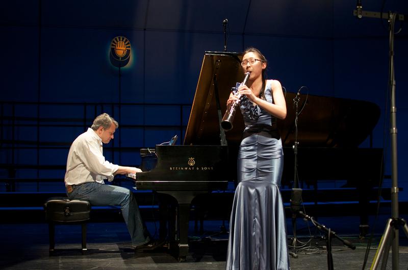 Clarinetist Austen Yueh accompanied by Christopher O'Riley on piano.