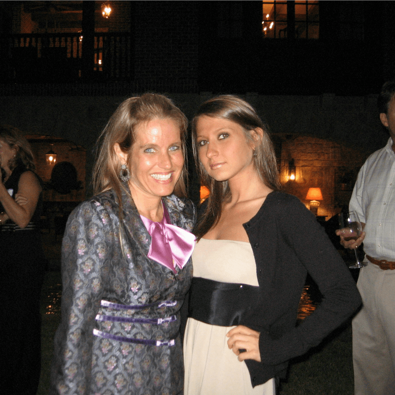 Charlotte Laws with her daughter, Kayla Laws, in 2008.