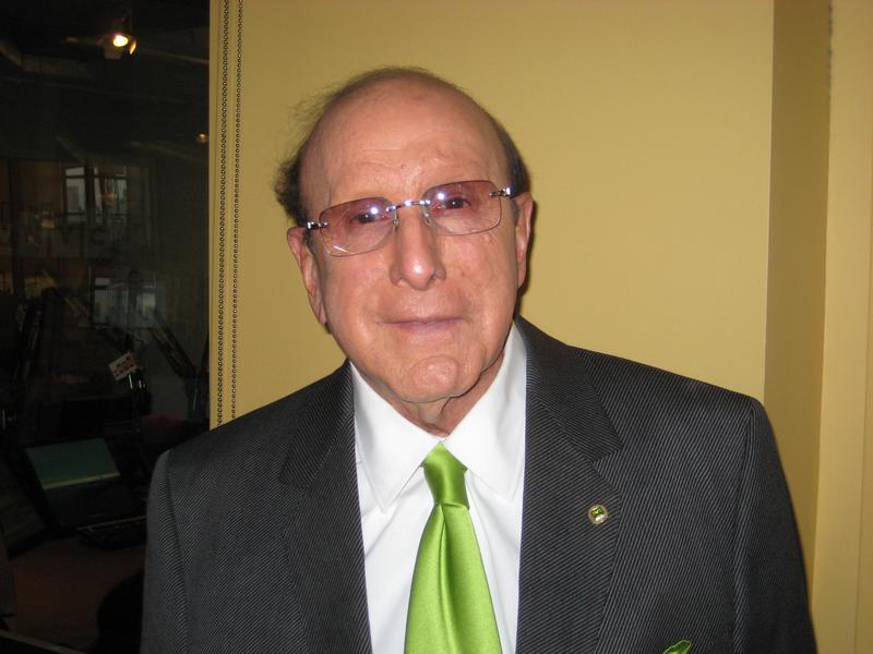 Music industry executive Clive Davis in the WNYC studios