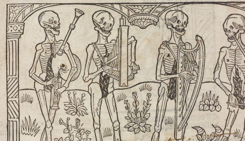 Danse Macabre in French Manuscript 1531