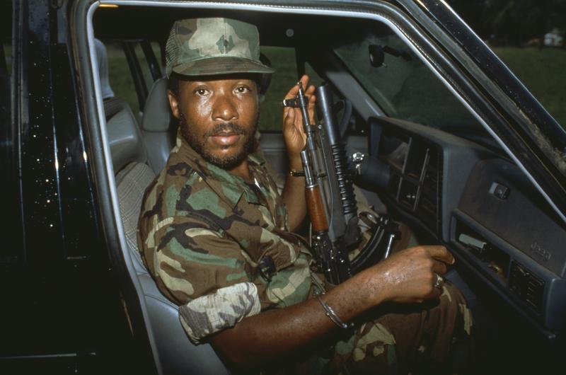 In Firestone and the Warlord, Frontline and ProPublica investigate the secret relationship between the American tire company Firestone and the infamous Liberian warlord Charles Taylor (pictured).