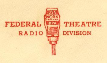 WPA Federal Theatre Radio Division logo