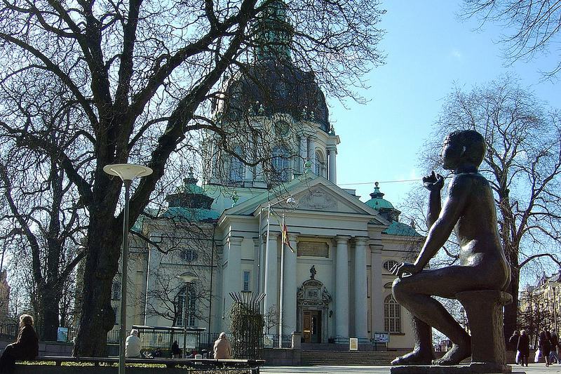 The Gustav Vasa Church in Stockholm.