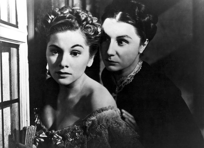 Joan Fontaine and Judith Anderson in Alfred Hitchcock's 'Rebecca'