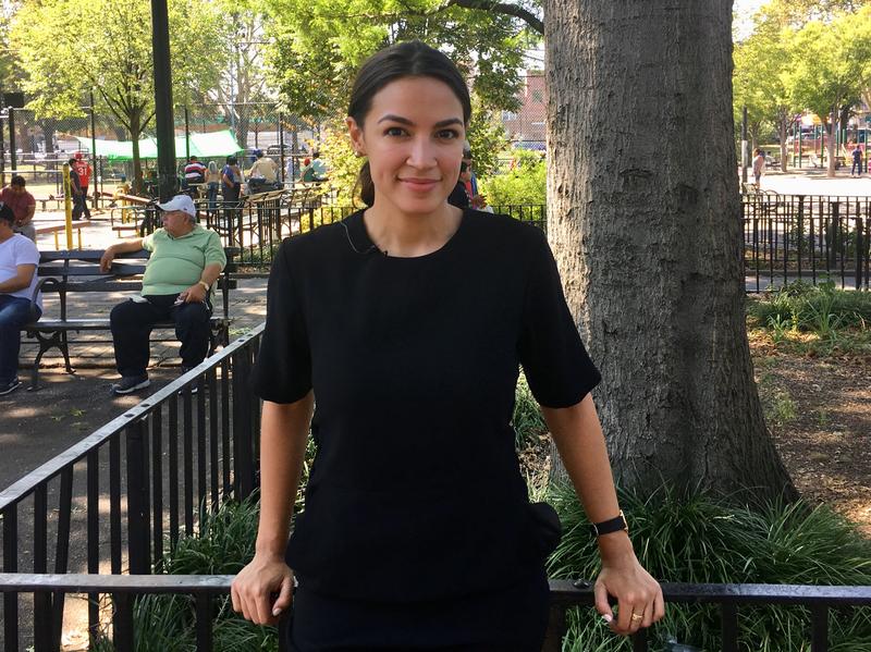 Alexandria Ocasio-Cortez challenged Rep. Joe Crowley in the 2018 Democratic primary.