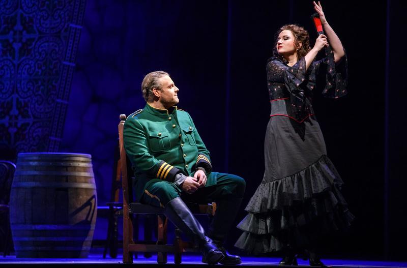 Joseph Calleja as Don José and Ekaterina Gubanova as the title character in Bizet's “Carmen.”