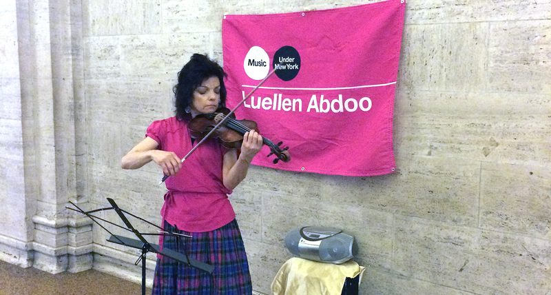 Violinist Luellen Abdoo.