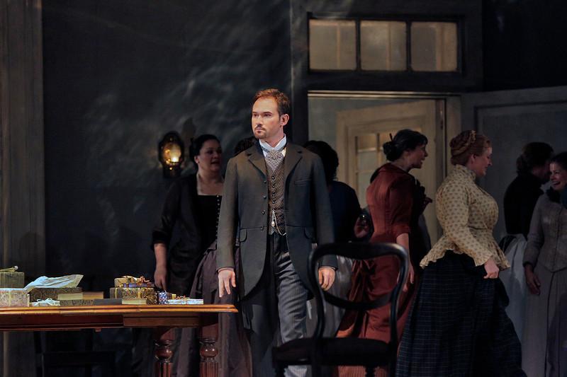 Mariusz Kwiecien as the title character of Tchaikovsky's "Eugene Onegin." Taken on September 12, 2013, at the Metropolitan Opera in New York City.