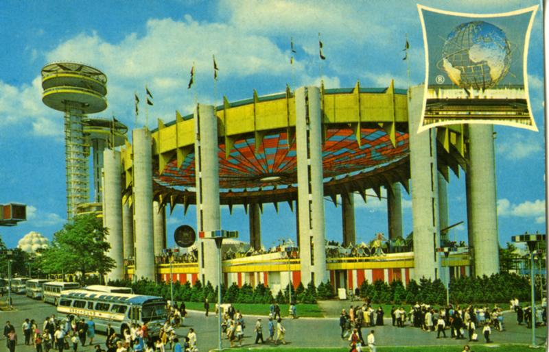 The 'Tent of Tomorrow' was used as an exhibition space at the 1964 New York World's Fair.