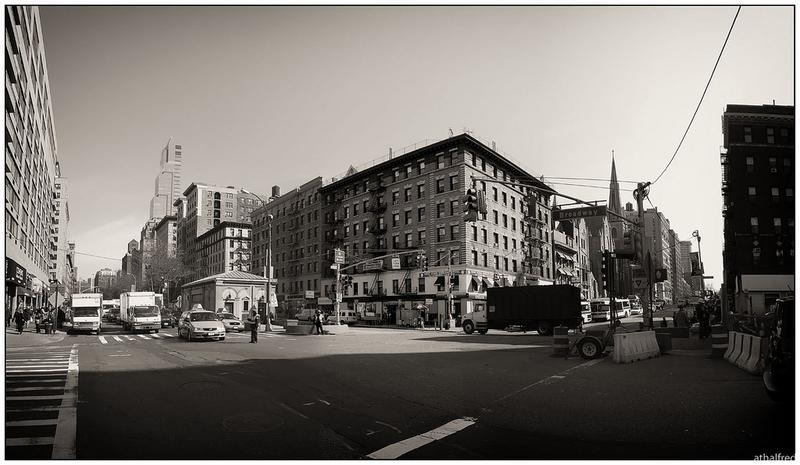 The corner of 96th and Broadway in Manhattan