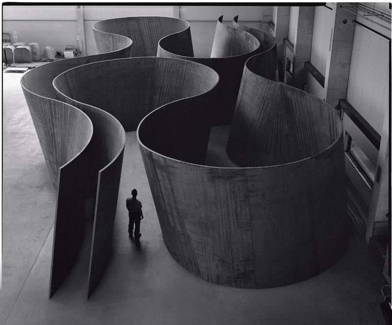 Richard Serra. Inside Out, 2013.  Weatherproof steel. 13 ft. 2 in. x 81 ft. 10 in. x 40 ft. 2 in. / 4.01 x 24.94 x 12.26 m