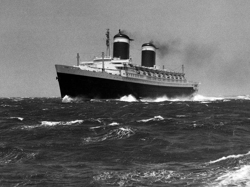 The SS United States during its glory days.