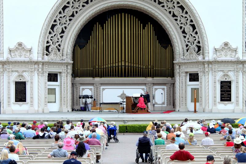 Spreckels Organ Pavilion in Balboa Park.