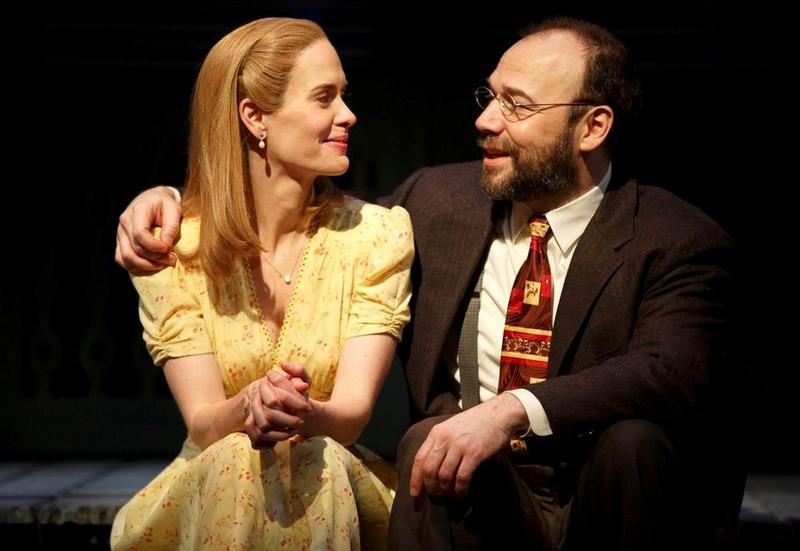 Sarah Paulson and Danny Burstein in the Roundabout Theatre Company's "Tally's Folly"