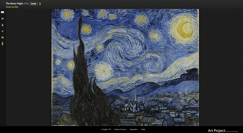 starry night google art