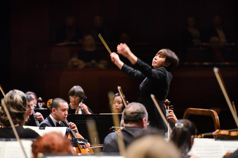 Xian Zhang with the NJSO in April 2016.