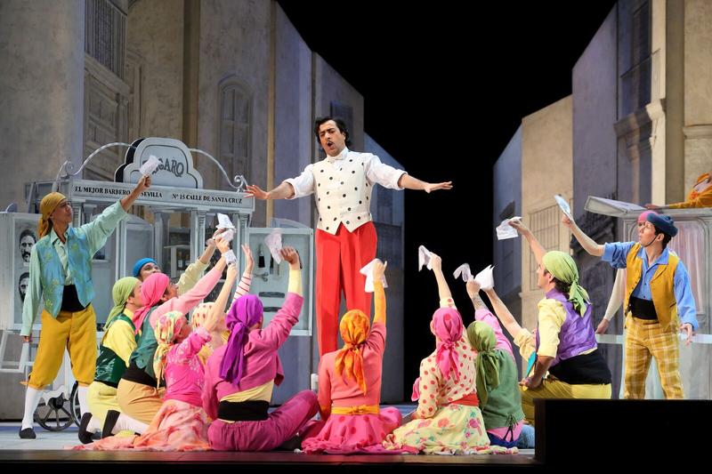A scene from Rossini's "The Barber of Seville."