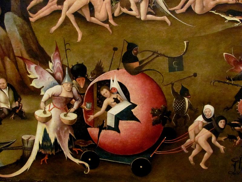 Detail from Hieronymus Bosch's "Last Judgement"