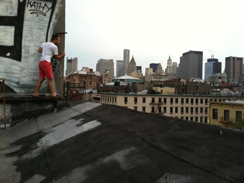 Ryan Kailath on a downtown rooftop.