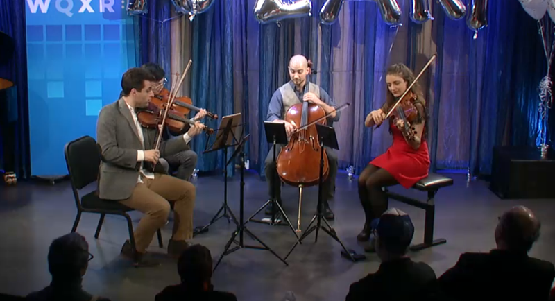 The Dover Quartet in The Jerome L Greene Performance Space